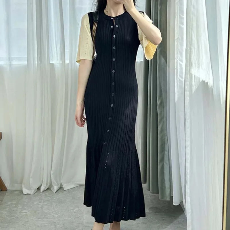 Elegant Slim Mermaid Knit Dress