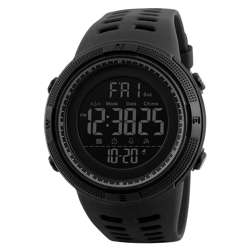 Digital Round Watch – Fashion Casual, Water Resistant”