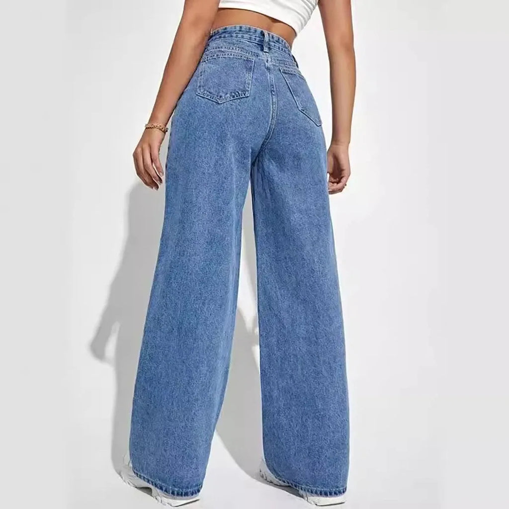 Blue jeans women's pants