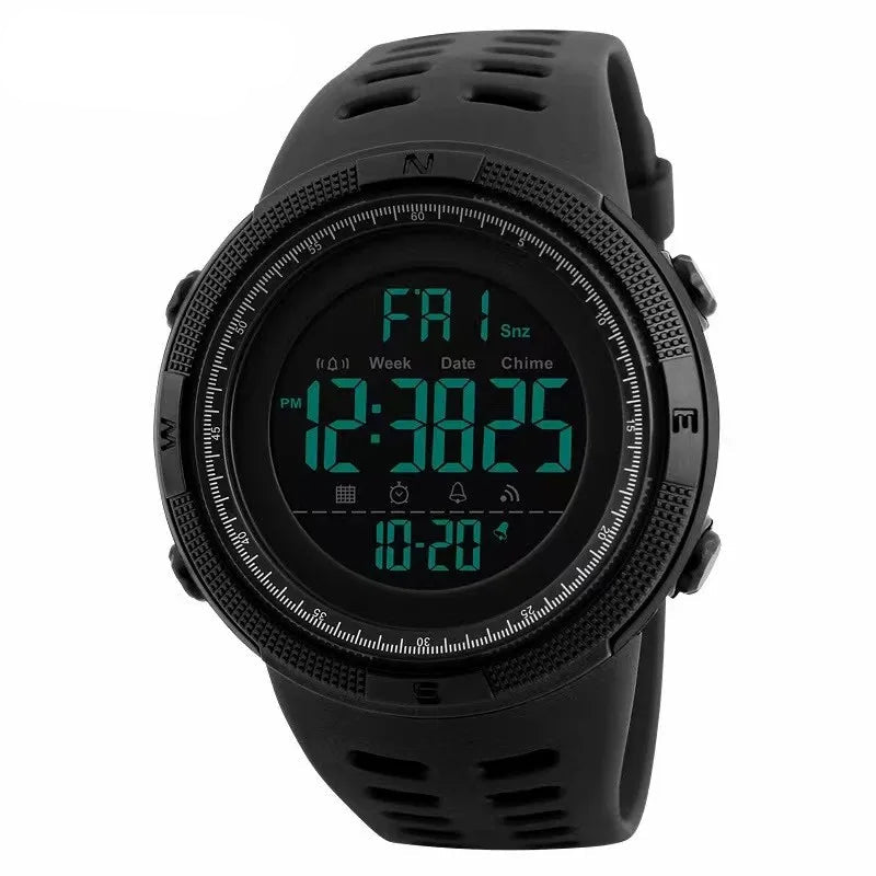 Digital Round Watch – Fashion Casual, Water Resistant”