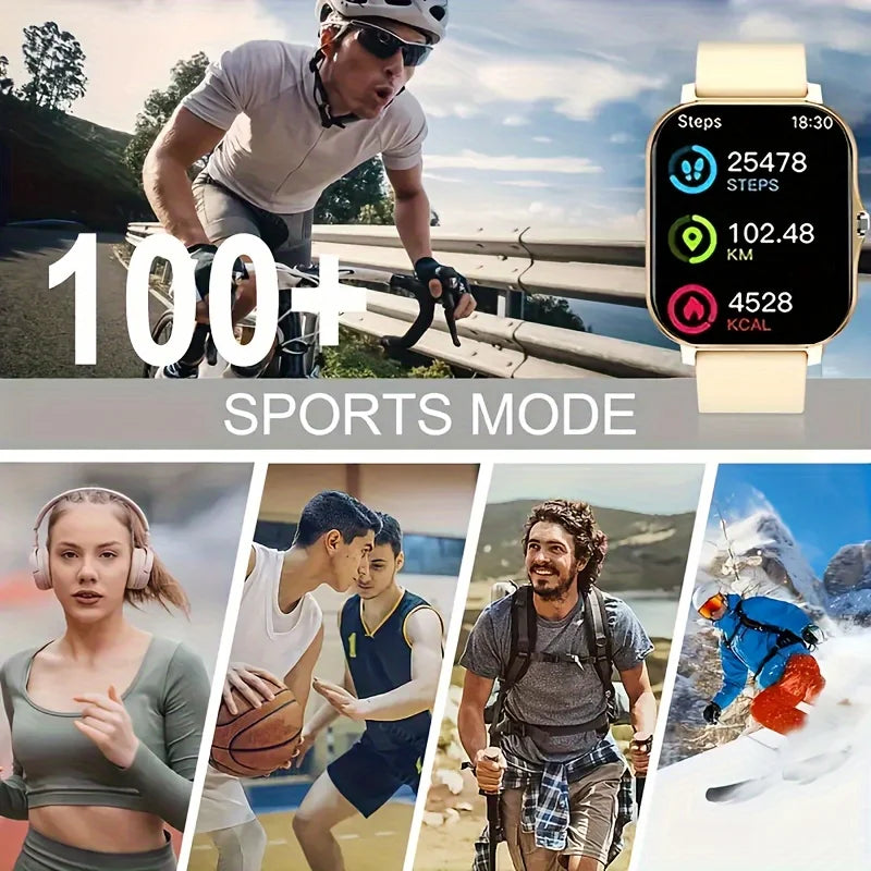 “Touchscreen Smartwatch – Heart Rate, Sleep & Activity Monitor