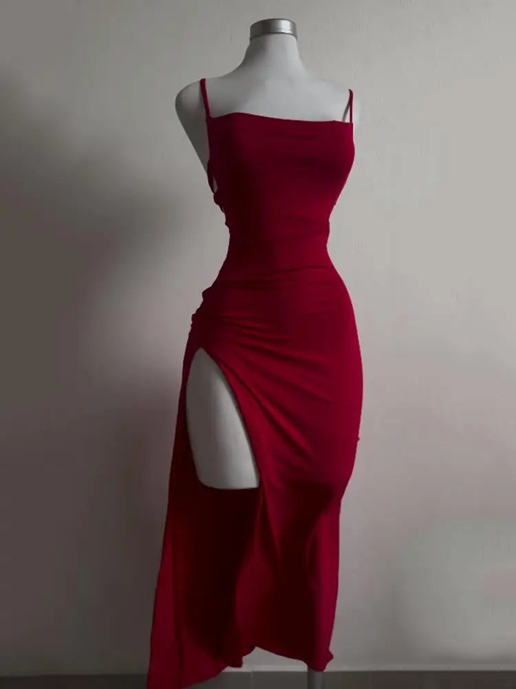 Elegant Halter Fit Dress
