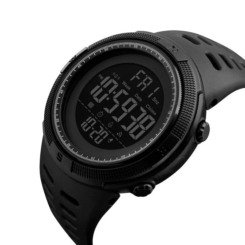 Digital Round Watch – Fashion Casual, Water Resistant”