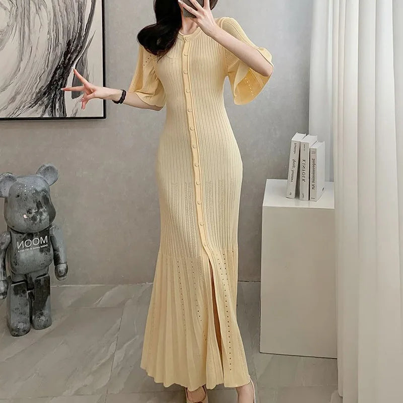 Elegant Slim Mermaid Knit Dress
