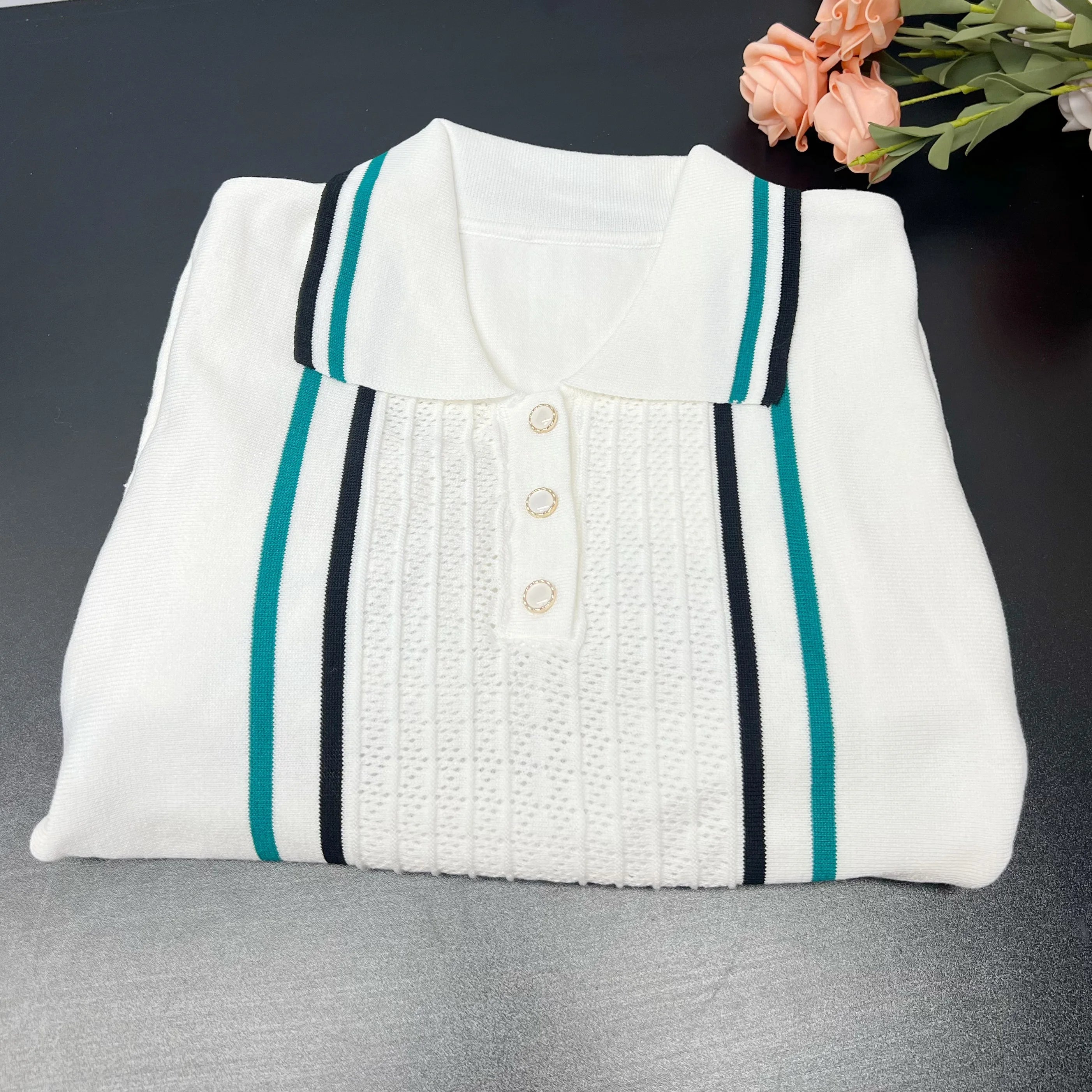 Vintage Ruffled Knitted Mini Dress – Sexy & Chic