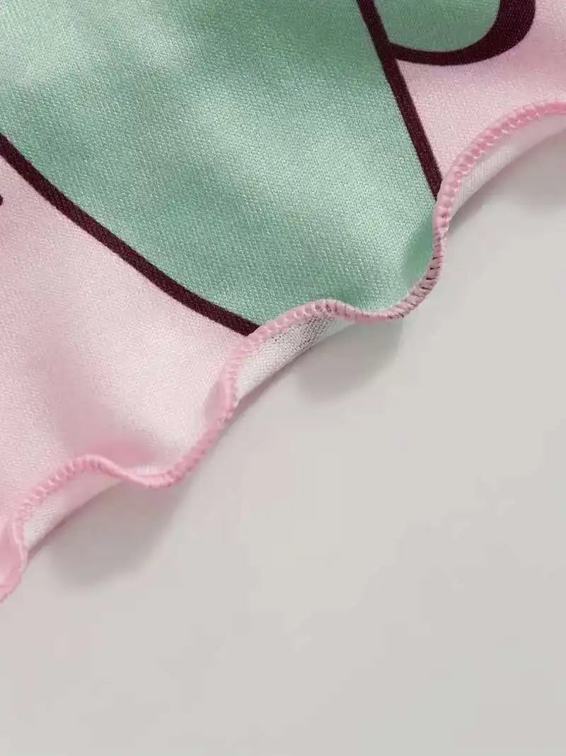 “Comfortable Butterfly Print Sleep Set”