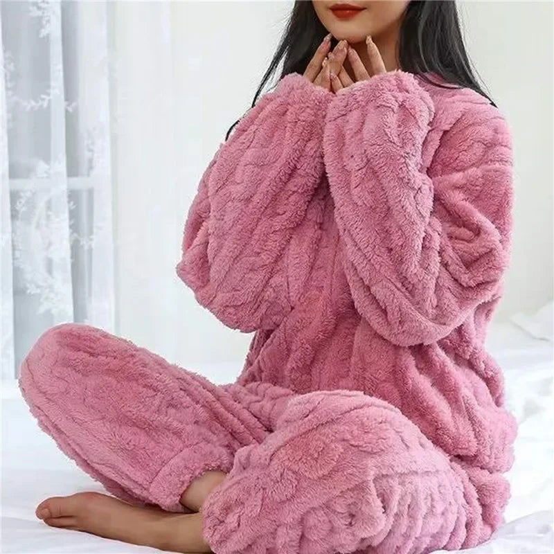 Soft Velvet Winter Pajamas – Holiday & Gift Ready